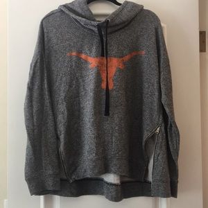 Long Horns Cowl Neck Sweatshirt XL